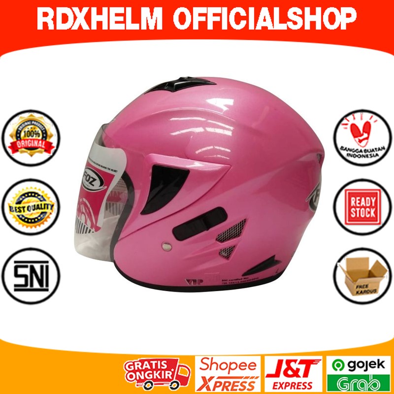 Helm Half Face Foz Voltus Pink