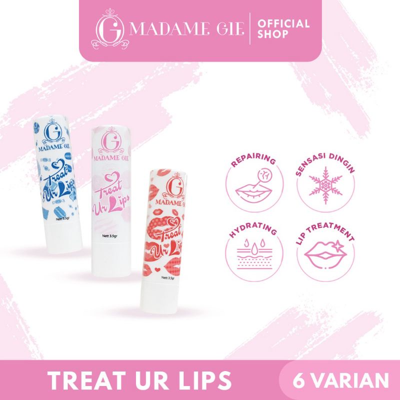 ☃️Cutezz_ching1☃️Madame Gie Color Pop Lip Balm / Fruity / Treat Ur Lips