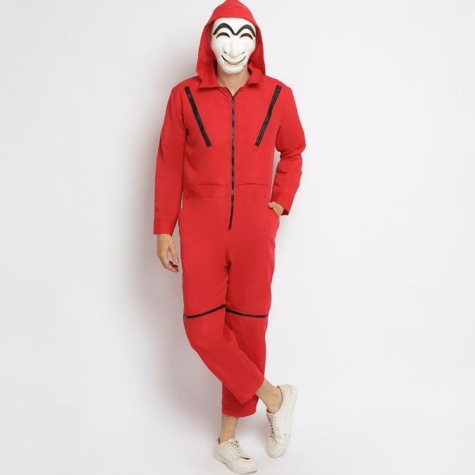 NZINGA Costume money heist korea kostum dan topeng