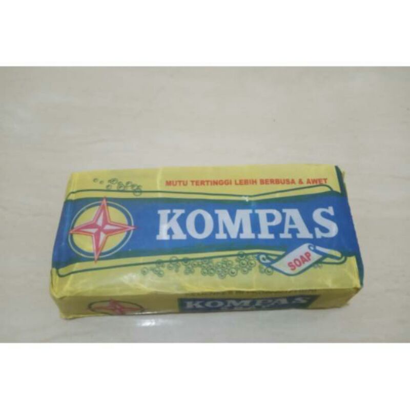 Sabun Kompas Batangan Sabun Batang Kompas  1 Pcs 130 Gram