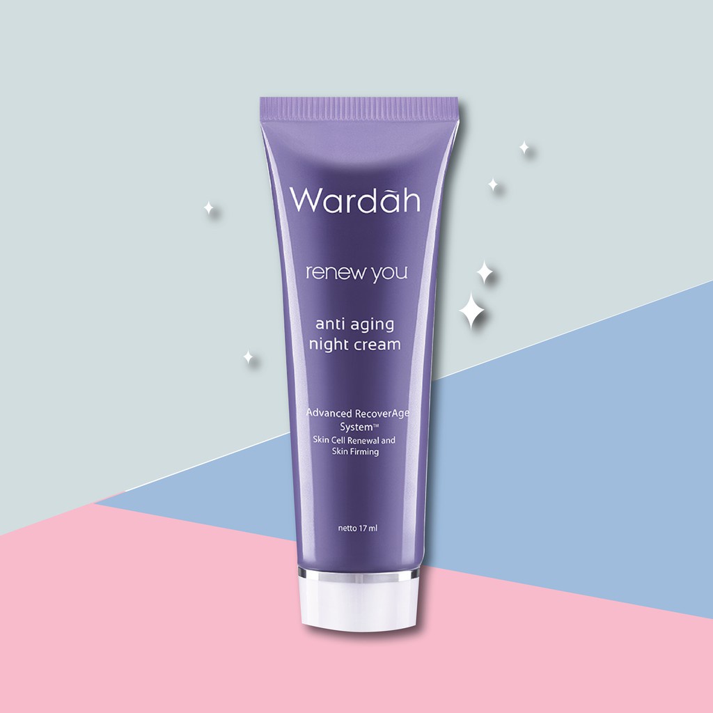 ★ BB ★ WARDAH Renew You Anti Aging Night Cream Tube 17ml