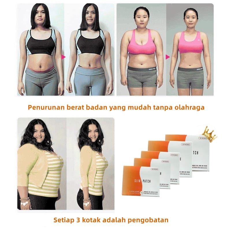 familygames SLIM PATCH 10pc  koyo pelangsing obat cina menurunkan berat badan isi 10 Magnetic pembakar lemak detox badan S036