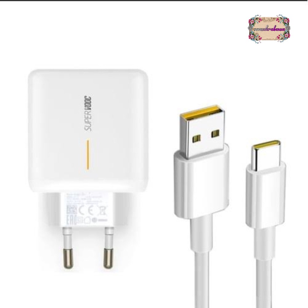 Charger Cashan tc Oppo 65W Type C Super Vooc Reno Ace 2 usb cable data C Charge Fast Charging Support TypeC Original 100% A5 2020 a9 2020 reno4 SB4577