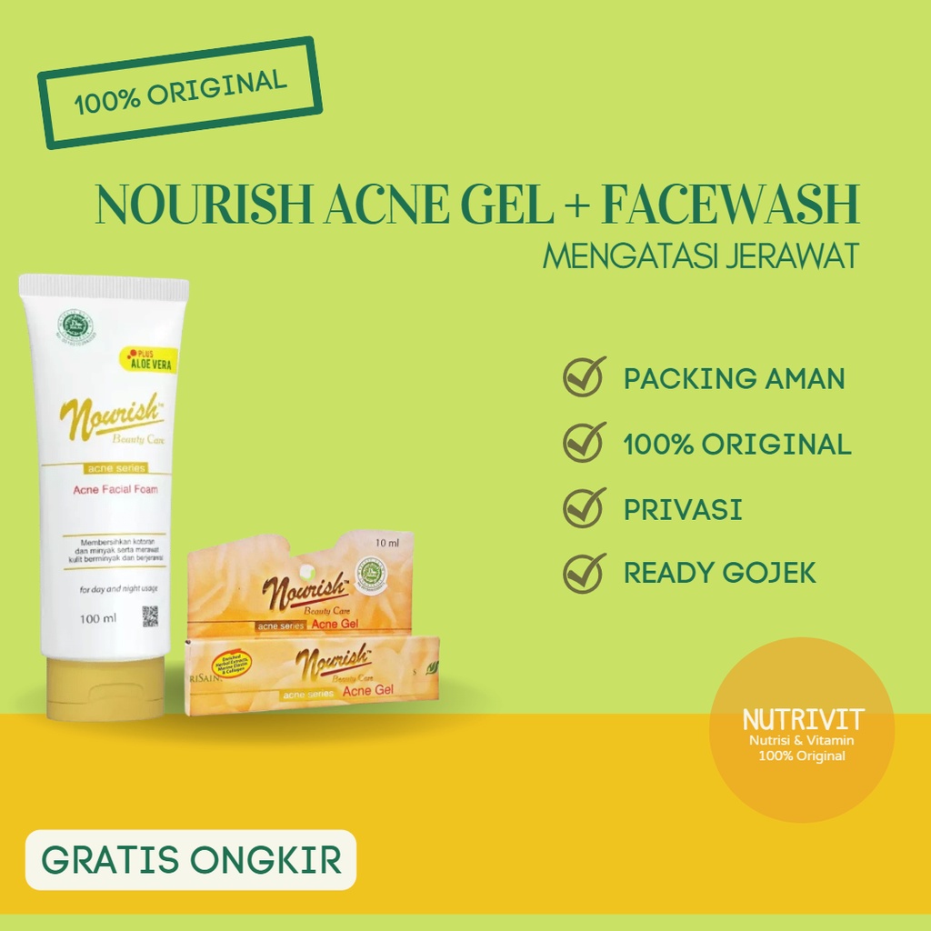NOURISH ACNE GEL &amp; FACIAL FOAM