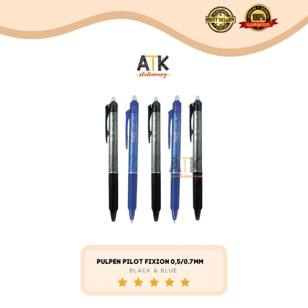 

Al Pulpen Frixion Pilot 0.7/0.5 ( pulpen bisa dihapus) atk