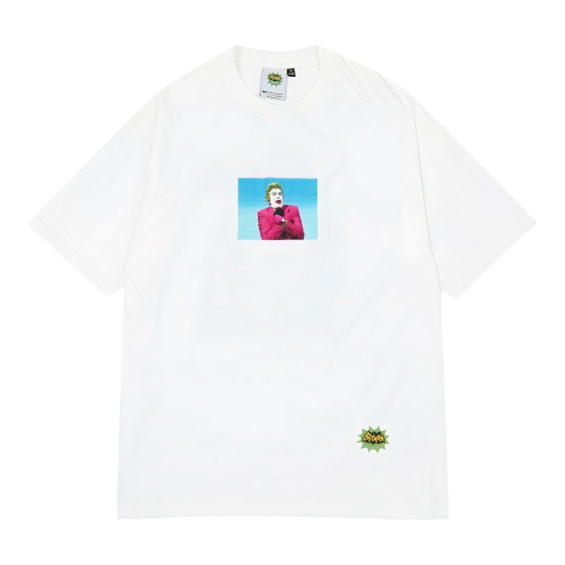 ThanksinsomniaⓇ x Batman 1966 T-shirts "Joker 4" White - M