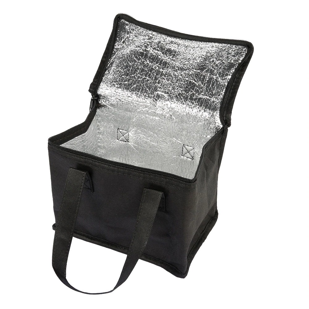 MEETSELF Tas Pendingin Minuman Cooler Bag Thermal Insulated Bag Small Size - S1524 - Black - 7RTP2PBK