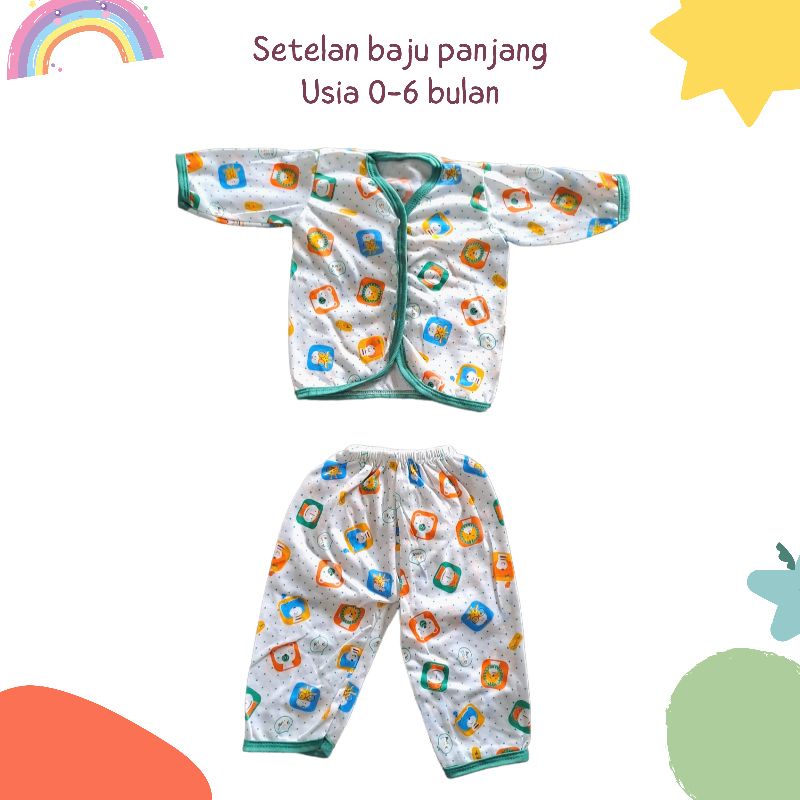 Set Baju panjang bayi newborn/baju bayi newborn