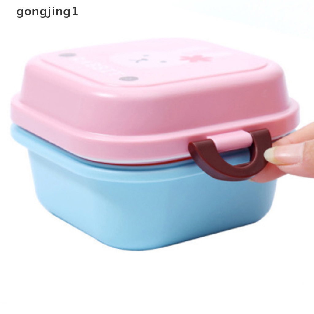 Ggg Lunch Kotak Makanan Bekal Anak Snack Box Layers Lunchbox Portable Wadah Microwave ID