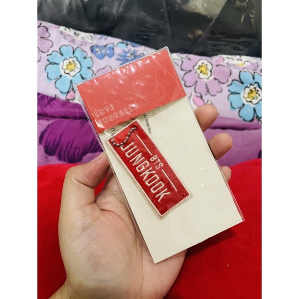 OFFICIAL SEALED NAME TAG BTS JUNGKOOK MERCH LOVE YOURSELF WORLD TOUR