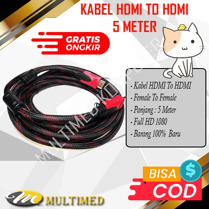 Kabel HDMI To HDMI 5 Meter
