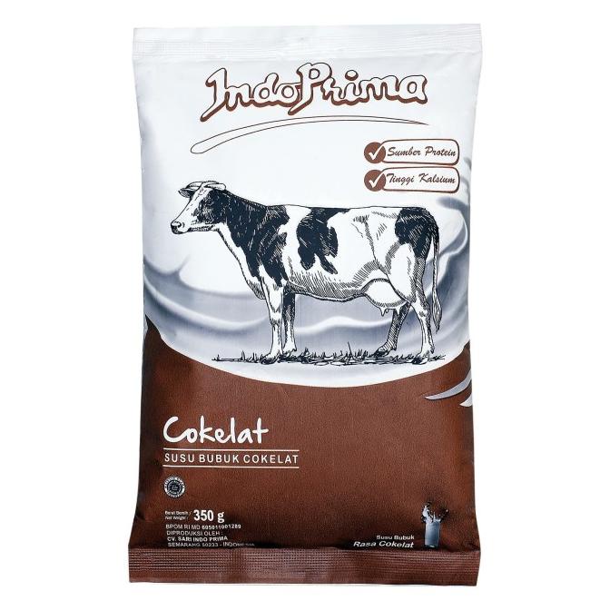 

[BISA COD] Indoprima Fullcream Rasa Coklat untuk penggemuk badan 350 Gram