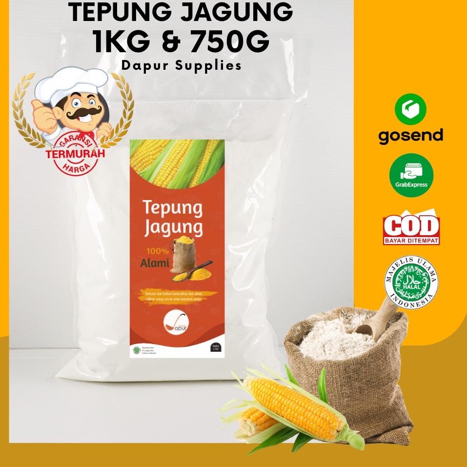 

[KODE GEARW] Tepung Maizena 1kg / 100% Sari Pati Jagung Murni / Asli Tepung Jagung Halal - Dapur Supplies