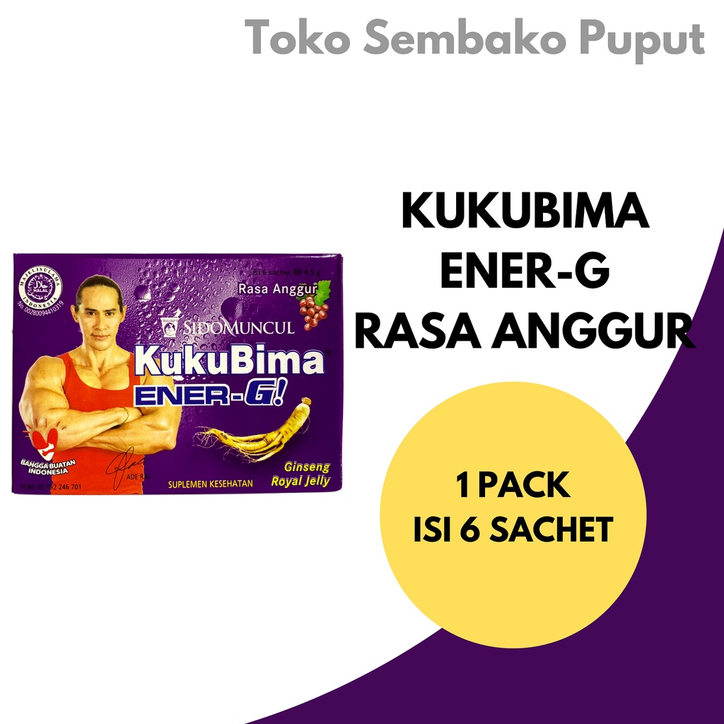 Jual Kuku Bima EnerG Rasa Anggur (1 Pack) Shopee Indonesia