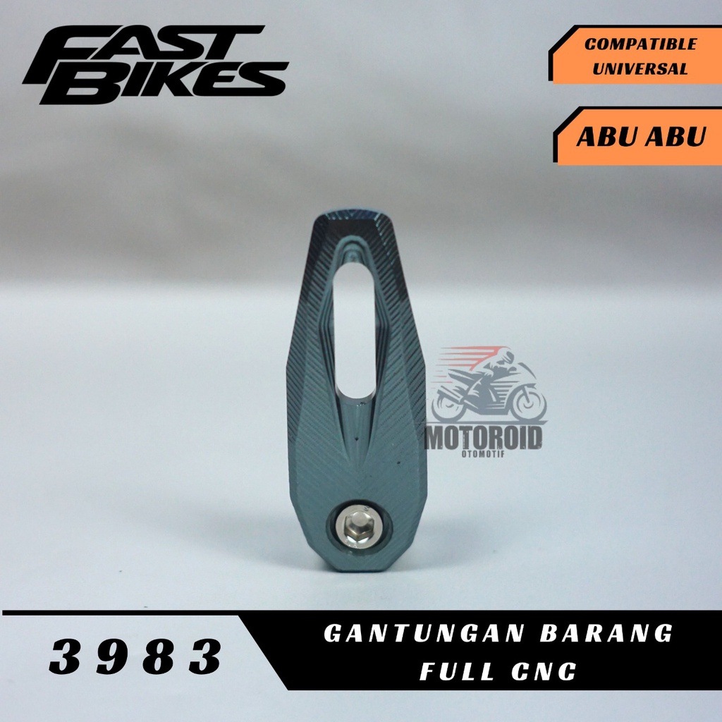 gantungan barang full cnc aluminium standar fastbikes universal semua motor masuk