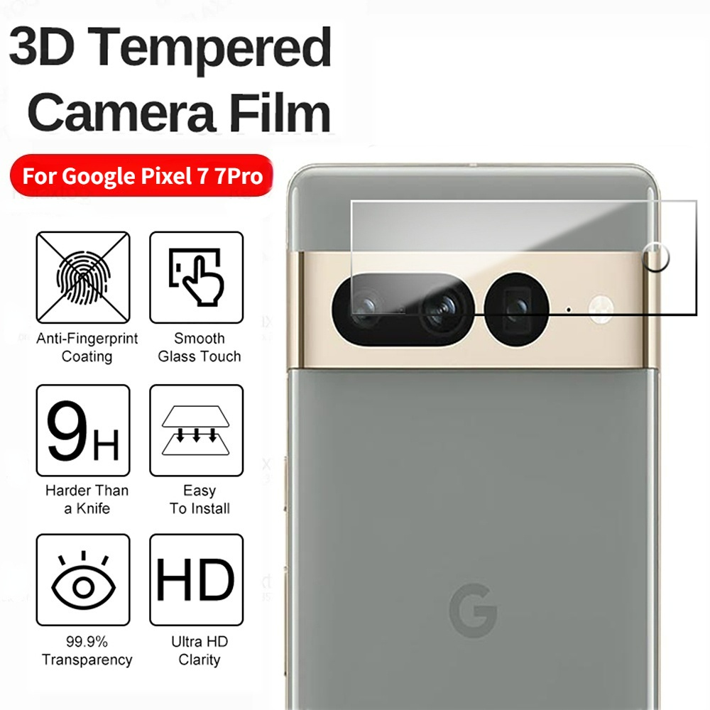 For Google Pixel 7seri 7Pro, Clear Tempered Glass Screen Protector Film, Film Penutup Pelindung Lensa Belakang, Pelindung Layar Anti Jatuh, Stiker Lensa Kamera Anti Gores