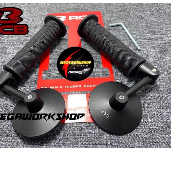 New Products RCB Spion Jalu Bulat Plus Handgrip RCB RACING BOY HG55 Original Universal Motor scoopy 