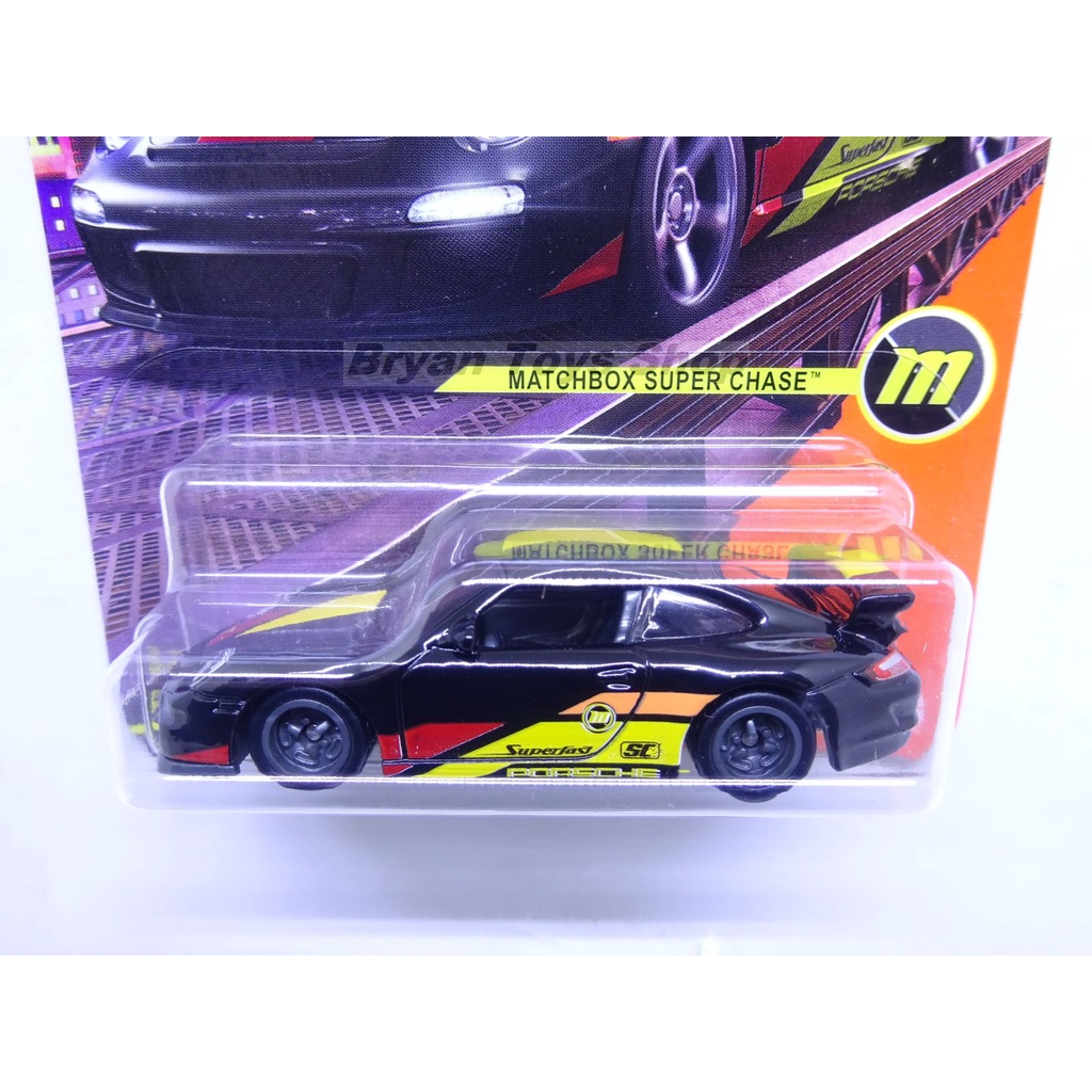 Matchbox Super Chase Porsche 911 GT3 Hitam