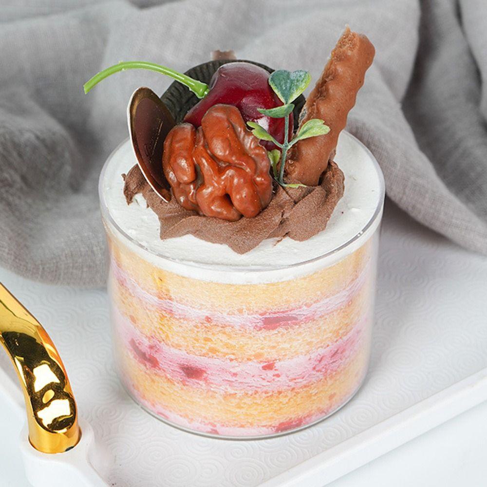 Chookyy Buah Artificial Cupcake Mainan Etalase Toko Ornamen Dekorasi Desktop Model Dessert Makanan