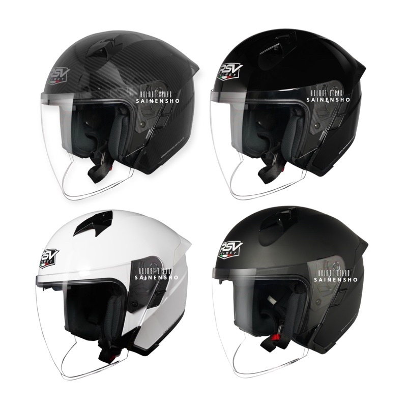 Helm RSV SV300 Half face Double Visor paket Ganteng