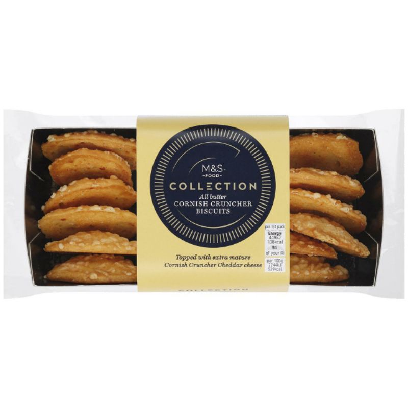 

MARKS & SPENCER M&S FOOD All Butter Cornish Cruncher Biscuits 80g