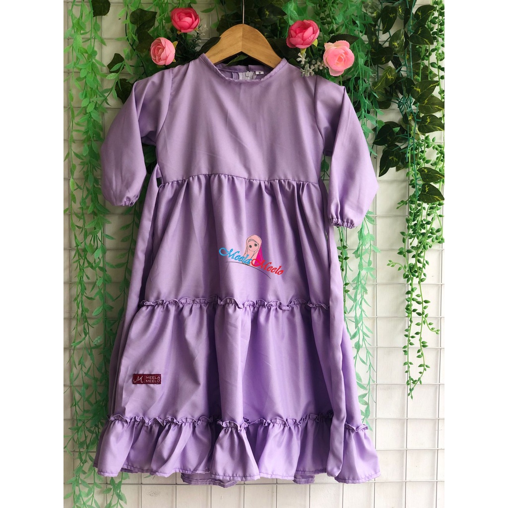 LIVIA DRESS ANAK GAMIS PEREMPUAN MARWAH GAMIS UNTUK UMUR BABY SAMPAI 8 TAHUN WARNA TERBARU