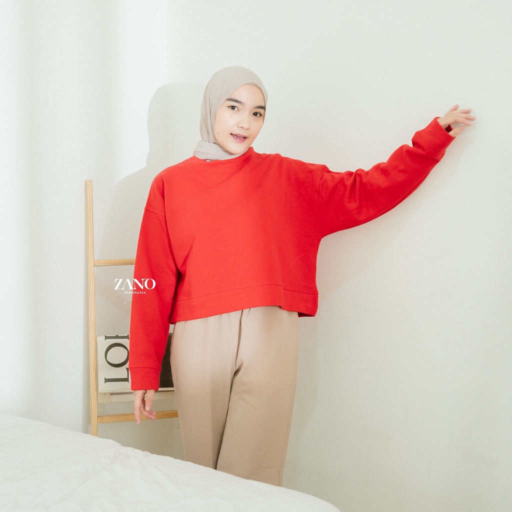 ZANO BASICS Sweater Crop Nash