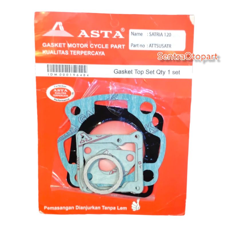 Paking perpak topset top set satria 120 2 tak asta