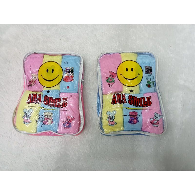 Ana Smile Bag Ransel Celana Pop/Kodok Bayi New Born Isi 12pcs