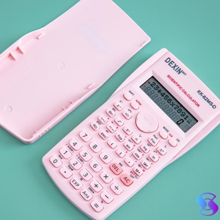 

[G-5I ☛] Kalkulator Color Function Scientific Kalkulator 24 Fungsi Kalkulasi 3 Warna 1700 scientific calculator KK-82MS-D-bisa cod