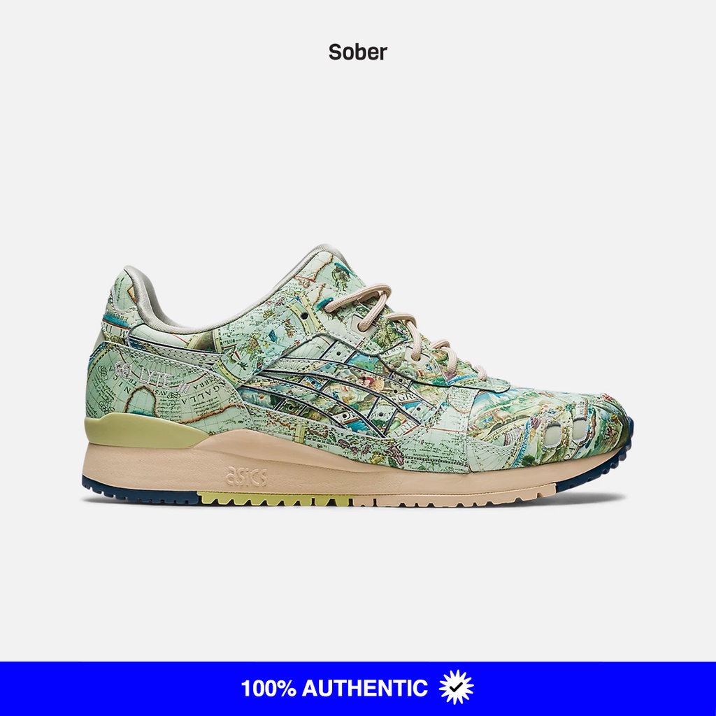 Asics x atmos Gel-Lyte III OG Aged Map