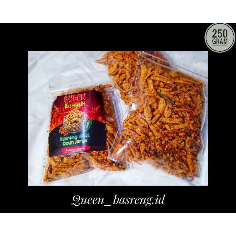 

Queen basreng pedas manis 250 gram