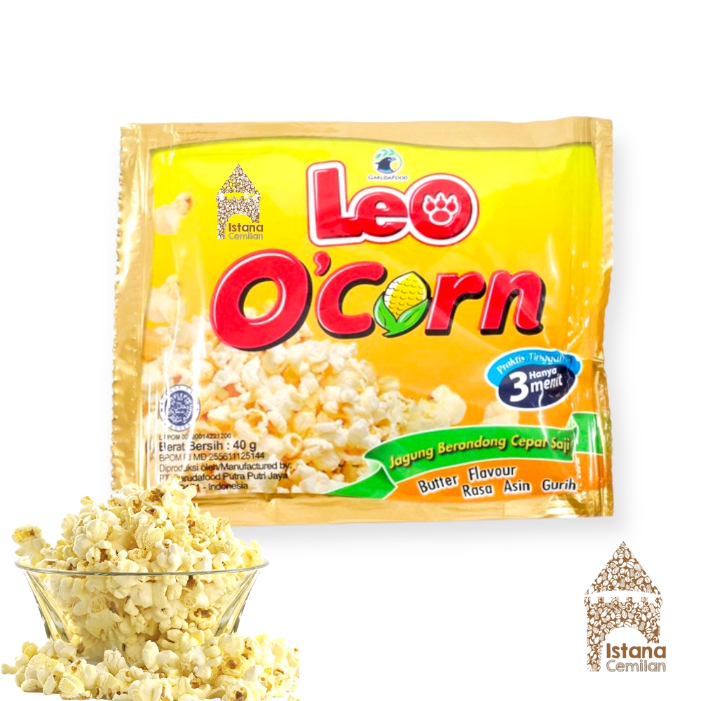 Leo Garuda O'Corn / O Corn Popcorn Jagung Berondong 40 Gram