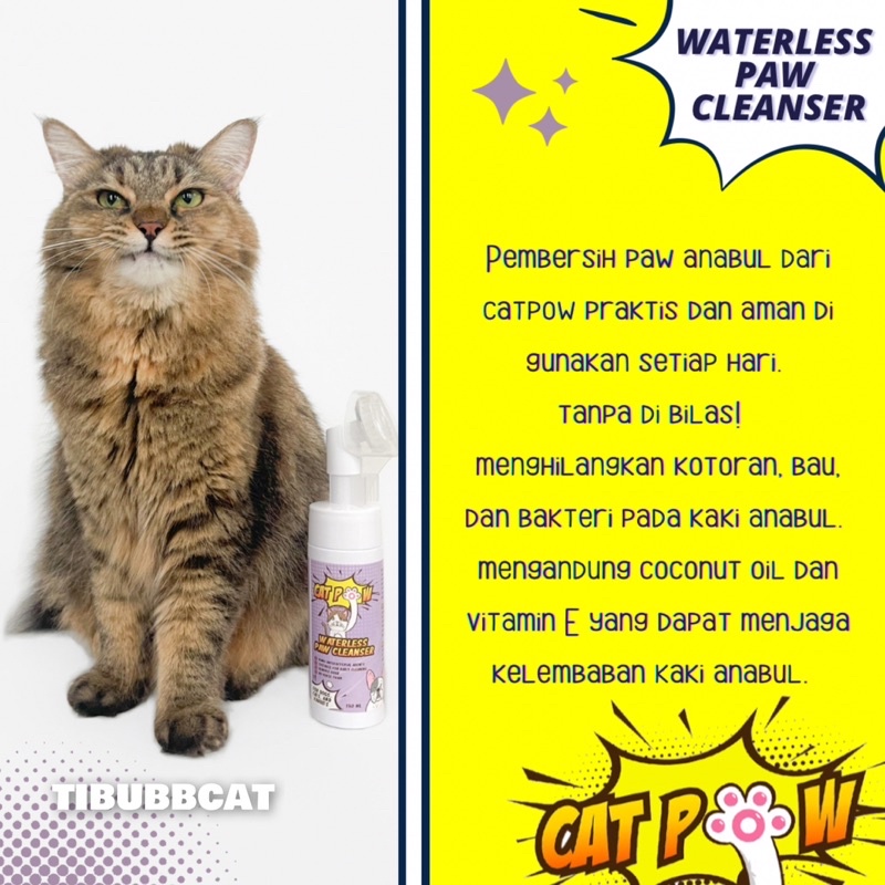 CATPOW Waterless Paw Cleanser Pembersih Kaki Anjing Kucing Kelinci Tanpa Air