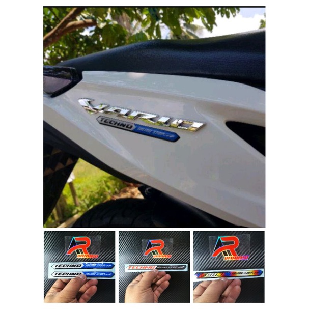 STICKER EMBLEM TIMBUL IDLING STOP TECHNO
