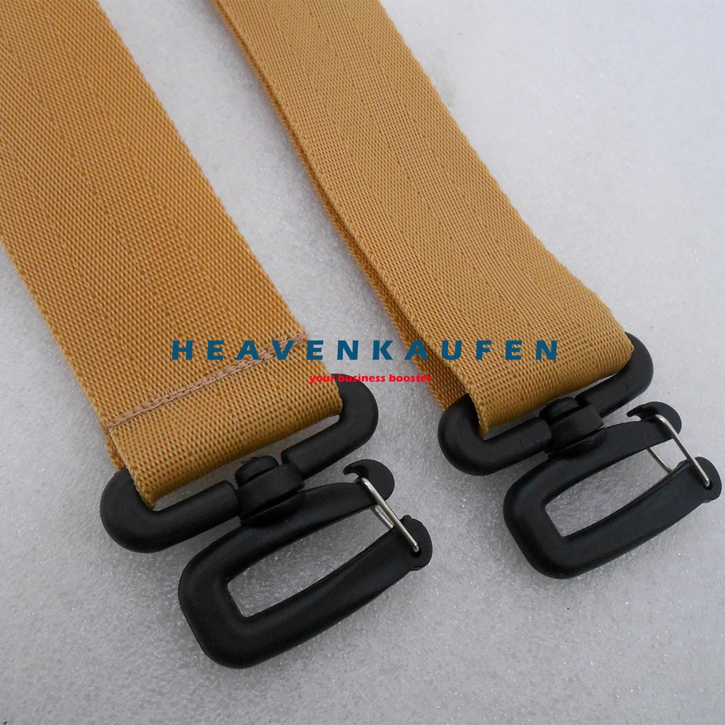 Tali Selempang Strap Tas 3,8 cm Warna Khaki Kopi Susu Kait S 3,8 cm - 2,5 cm