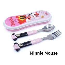 DISNEY Spoon and Fork Set - Sendok dan Garpu Anak Karakter