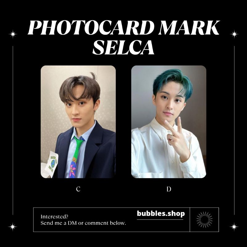 PHOTOCARD UNOFFICIAL MARK NCT SELCA