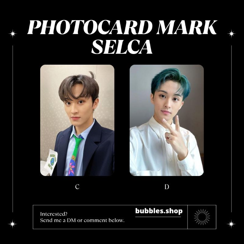 PHOTOCARD UNOFFICIAL MARK NCT SELCA