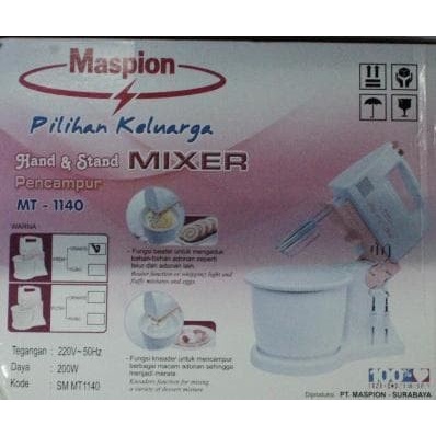 Stand Mixer Maspion MT-1140 / hand mixer maspion mt1140 200 watt