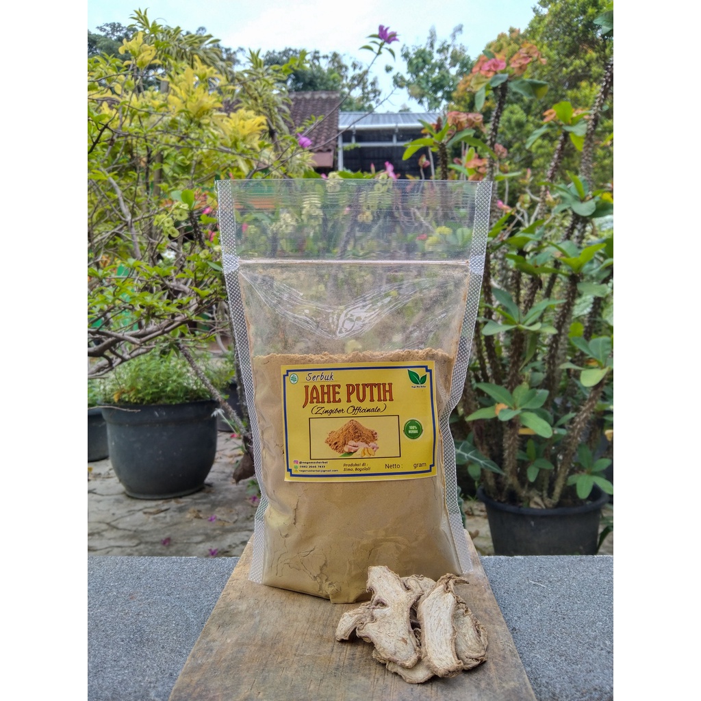 

Jahe Putih Bubuk 100gr / Jahe Emprit Serbuk Murni 100% / White Ginger Powder Original