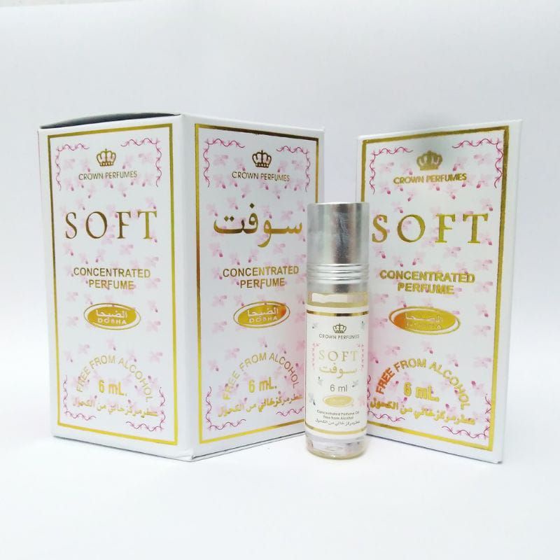 SOFT DOBHA-PARFUM DOBHA AROMA SOFT Roll on 6 ml non alkohol-minyak wangi Dobha