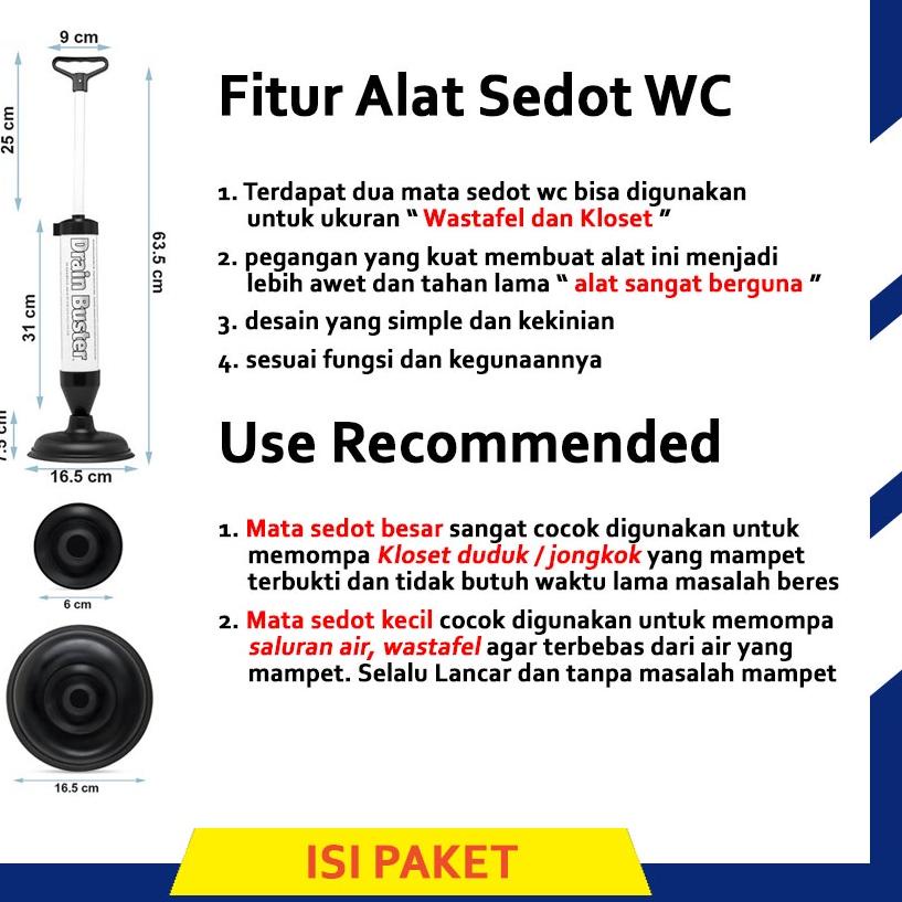 Harga Spesial.. Sedot Wc - Sedot Wc Mampet - Alat Sedot Wc - Alat Sedot Wc Mampet 【ORIGINAL】