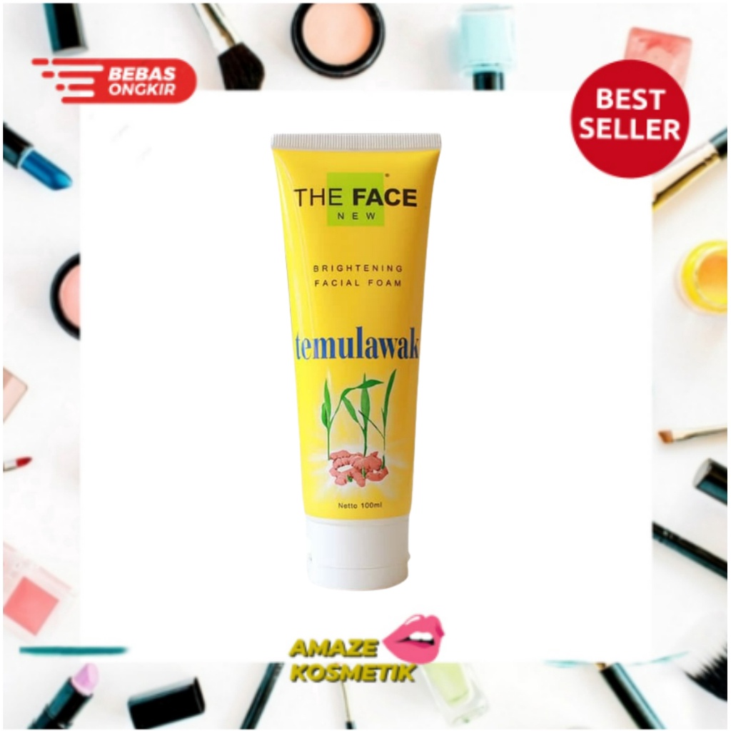 THE FACE TEMULAWAK Brightening Facial Foam 100ml - Amaze_Kosmetik