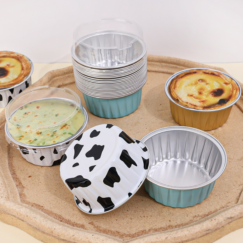 Little Baking Cups Disposable Foil Muffin Liners 10PCS Cupcake Liner Pembungkus Kue Cupcake Emas Baking Cups Cake Bakeware Cetakan Pesta Pernikahan Caissettes Cupcake Wrapper Kertas