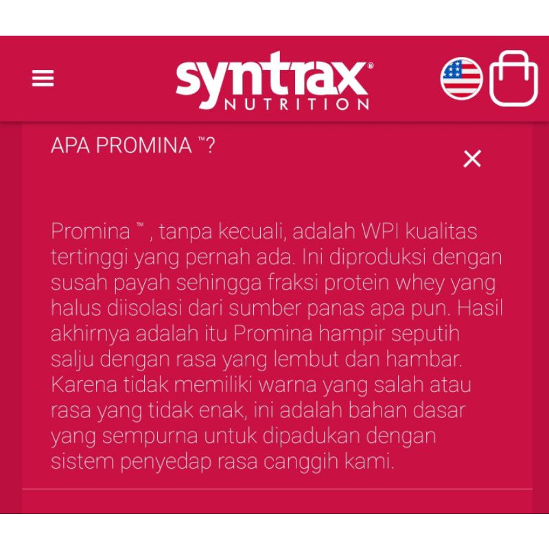 Syntrax Nectar 2 Lbs Whey Protein Isolate Natural Sweetener BPOM