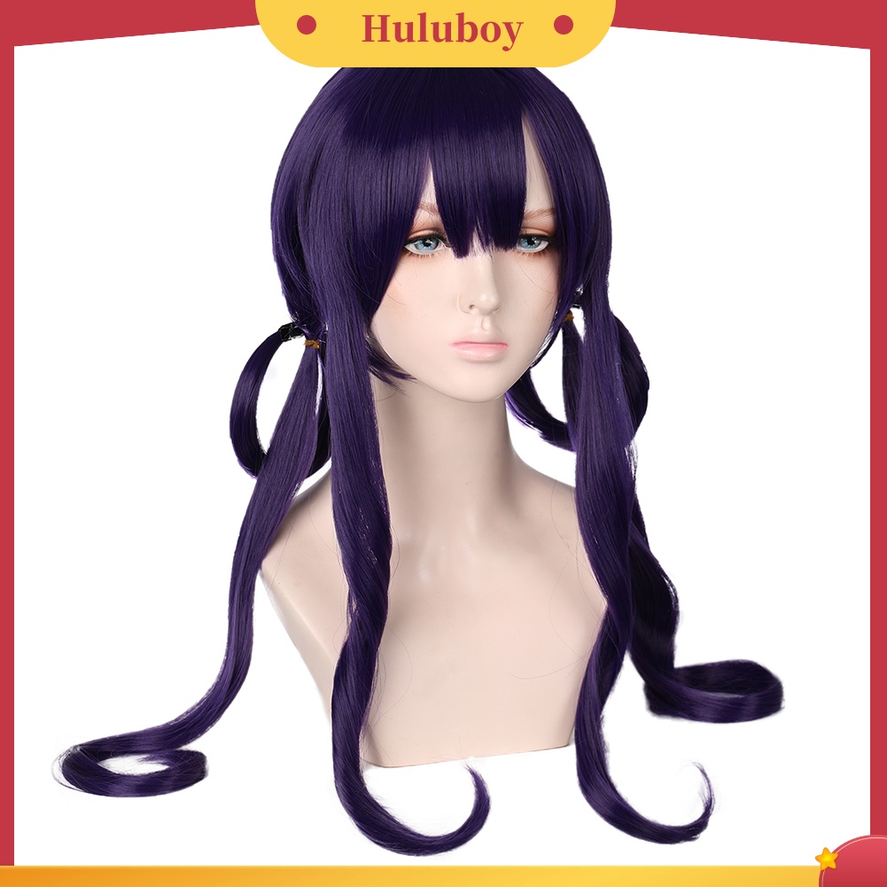 Wig Rambut Sintetis Model Panjang Keriting Untuk Wanita