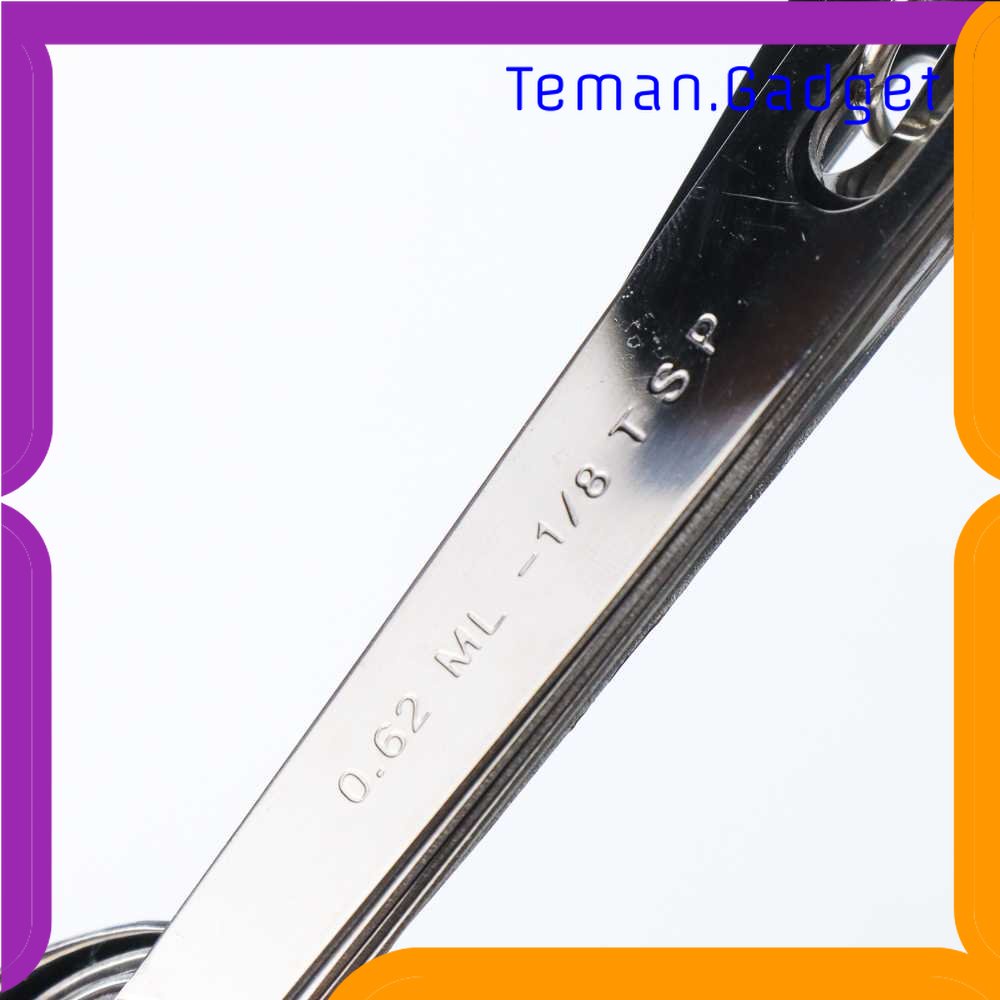 TG - DPR HOOMIN Sendok Takar Ukur Measurement Spoon Stainless Steel 6 PCS - 16752