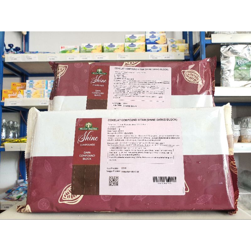 

Shine Dark Compound Chocolate 1Kg / Shine Dark Coklat 1Kg / Coklat Batang 1Kg Shine