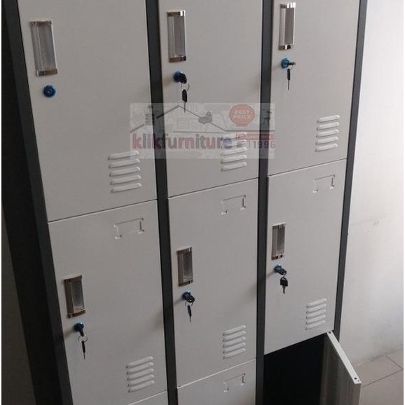 

PROMO Lemari Loker Locker Cabinet 9 Pintu Full Besi AKL09